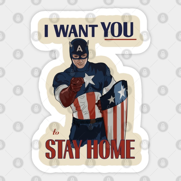 Stay Home Sticker by NanaLeonti